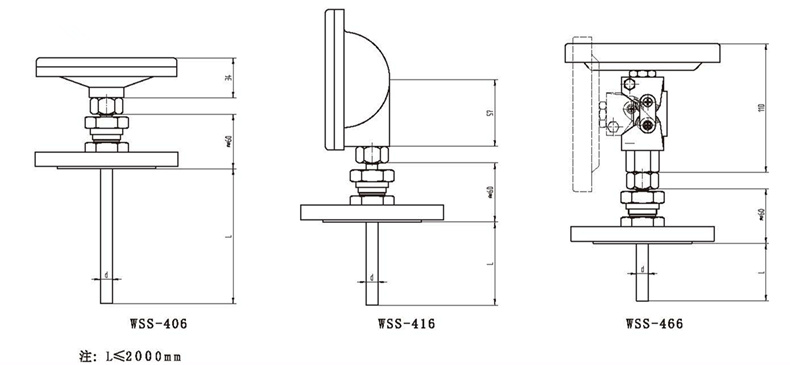 WSS工業雙金屬溫度計(通用型法蘭式)_雙金屬溫度計_第3張_重慶西珠儀表科技有限公司 WSS工業雙金屬溫度計(通用型法蘭式)_http://m.marianenglish.com_雙金屬溫度計_第3張